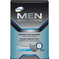 Pannolone sagomato maschile tena men scudo protettivo 14 pezzi