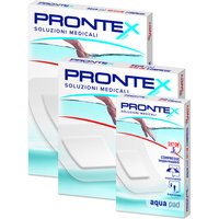 Garza compressa prontex aqua pad 10x12,5 cm 3 pezzi