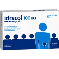 Idracol 100 bch integratore alimentare stipsi e transito intestinale astuccio 20 capsule