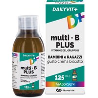 Dailyvit+ multi b plus vitamine del gruppo b per bambini e ragazzi gusto crema biscotto 125 ml