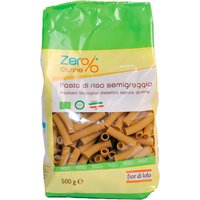 Zero% glutine rigatoni di riso integrale senza glutine bio 500 g
