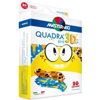 Cerotto master-aid quadra 3d boys 20 pezzi assortiti