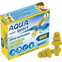 Filtro auricolare per adulto earplug scudo aquasport 2 pezzi