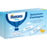 Humana soluzione fisiologica monodose, 20 flaconcini da 5ml