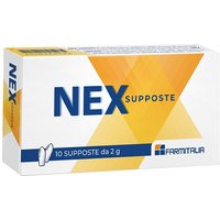 Nex supposte 10 pezzi da 2 g