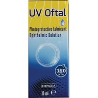 Uv oftal soluzione oftalmica lubrificante fotoprotettiva 10 ml