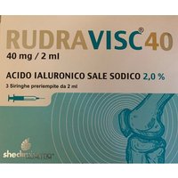 Siringa intra-articolare rudravisc 40 acido ialuronico sale sodico 40 mg 2 ml 3 pezzi