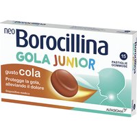 Neoborocillina gola junior 15 pastiglie gusto cola