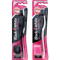 Forhans spazzolino black4white setole carbone