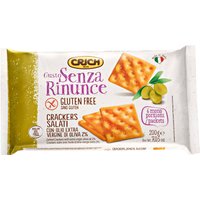 Gusto senza rinunce crackers salati con olio extravergine di oliva 2% 200 g