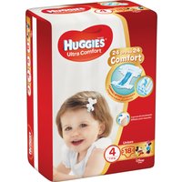 Pannolino huggies ultra comfort base 4 18 pezzi