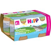Hipp omogeneizzato merluzzo/patate/carote 4x80 g