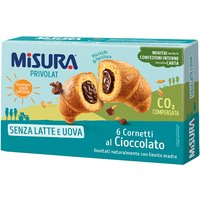 Misura cornetti privolat cioccolato senza latte e senza uova 290 g