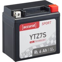 Accurat Sport GEL YTZ7S Motorradbatterie 6Ah 12V
