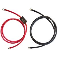 Batteriekabel-Satz H07V-K für Laderegler 10mm2 mit MIDI-Sicherungshalter 1,5m M8/Aderendhülse