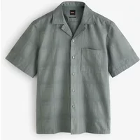 BOSS - Rayer Short Sleeve Relaxed Shirt - Open Green