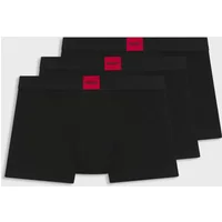 HUGO - Tripple-Pack Galaxy Cotton Trunks - Black
