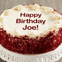 Personalized 10-inch Red Velvet Cake