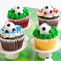 JUMBO Soccer Champion Cupcakes