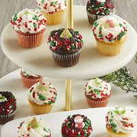 Mini Holiday Cupcakes