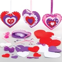 Click to view product details and reviews for Heart Decoration Sewing Kits Pack Of 3 3 Assorted Designs Felt Shapes Sequins Stuffing More Included. Click to view product details and reviews for Heart Decoration Sewing Kits Pack Of 3 3 Assorted Designs Felt Shapes Sequins Stuffing More Included.
