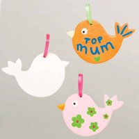 Click to view product details and reviews for Bird Ceramic Decorations Pack Of 5 Decoration Craft Kits 2 Assorted Ribbon Colours Pink Green. Click to view product details and reviews for Bird Ceramic Decorations Pack Of 5 Decoration Craft Kits 2 Assorted Ribbon Colours Pink Green.