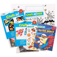 Baker Ross Outer Space Craft It Box Each Fun Educational Crafts With Activity Book Baker Ross Outer Space Craft It Box Each Fun Educational Crafts With Activity Book