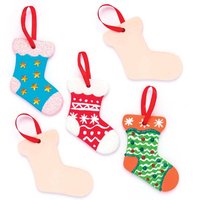 Click to view product details and reviews for Christmas Stocking Ceramic Decorations Box Of 5 Christmas Crafts. Click to view product details and reviews for Christmas Stocking Ceramic Decorations Box Of 5 Christmas Crafts.