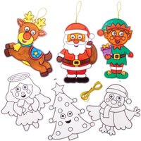 Christmas Wiggle-Eye Suncatcher Acrylic Decorations (Pack of 8) Christmas Crafts