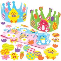 Click to view product details and reviews for Easter Crown Kits Pack Of 3 3 Assorted Crown Colours Designs Self Adhesive Foam Pieces Included. Click to view product details and reviews for Easter Crown Kits Pack Of 3 3 Assorted Crown Colours Designs Self Adhesive Foam Pieces Included.