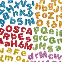 Click to view product details and reviews for Glitter Foam Self Adhesive Letters Pack Of 850 Craft Embellishments 6 Assorted Colours. Click to view product details and reviews for Glitter Foam Self Adhesive Letters Pack Of 850 Craft Embellishments 6 Assorted Colours.