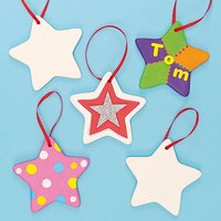 Click to view product details and reviews for Star Ceramic Decorations Box Of 5 Decoration Craft Kits. Click to view product details and reviews for Star Ceramic Decorations Box Of 5 Decoration Craft Kits.