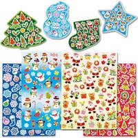 Christmas Stickers Value Pack (Pack of 280) Christmas Craft Supplies
