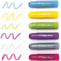 Unicorn Colours Poster Paint Sticks (Pack of 6) 10g Per Stick, Size 9cm, 6 Assorted Colours, Mess-Free Painting