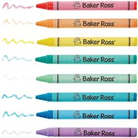 Pastel Crayons Value Pack (Tub of 96) Drawing 8 assorted pastel colours - Red, Orange, Yellow, Green, Peppermint, Blue, Light Teal & Purple