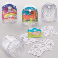 Click to view product details and reviews for Unicorn Colour In Snow Globes Box Of 4 Decoration Craft Kits. Click to view product details and reviews for Unicorn Colour In Snow Globes Box Of 4 Decoration Craft Kits.