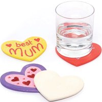 Click to view product details and reviews for Heart Ceramic Coasters Box Of 6 Decoration Craft Kits. Click to view product details and reviews for Heart Ceramic Coasters Box Of 6 Decoration Craft Kits.