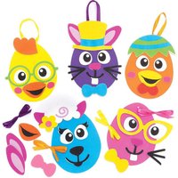 Click to view product details and reviews for Easter Egg Funny Face Decoration Hanging Kits Pack Of 8 Mix Match 6 Assorted Egg Colours 8 Designs Foam Decorations. Click to view product details and reviews for Easter Egg Funny Face Decoration Hanging Kits Pack Of 8 Mix Match 6 Assorted Egg Colours 8 Designs Foam Decorations.