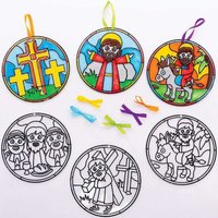 Click to view product details and reviews for Holy Week Suncatcher Pictures Pack Of 5 Easter Crafts For Kids 5 Assorted Ribbon Colours Blue Purple Yellow Orange Green. Click to view product details and reviews for Holy Week Suncatcher Pictures Pack Of 5 Easter Crafts For Kids 5 Assorted Ribbon Colours Blue Purple Yellow Orange Green.