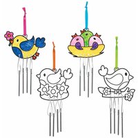 Bird Suncatcher Windchimes (Pack of 4) Nature Craft Kits