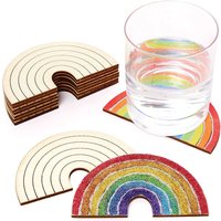 Click to view product details and reviews for Rainbow Wooden Coasters Pack Of 10 Decoration Craft Kits. Click to view product details and reviews for Rainbow Wooden Coasters Pack Of 10 Decoration Craft Kits.