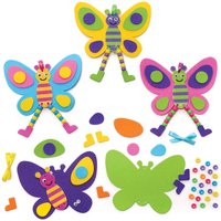 Click to view product details and reviews for Butterfly Mix Match Dangly Leg Kits Pack Of 5 Decoration Craft Kits 5 Assorted Colours Green Blue Yellow Purple Pink. Click to view product details and reviews for Butterfly Mix Match Dangly Leg Kits Pack Of 5 Decoration Craft Kits 5 Assorted Colours Green Blue Yellow Purple Pink.