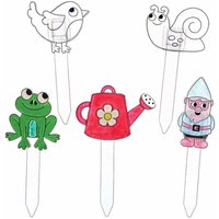 Garden Suncatcher Plant Markers (Pack of 6) Nature Craft Kits