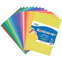 Kaleidoscope of Colours A4 Card 220gsm (Pack of 50) Paper & Card 15 assorted colours