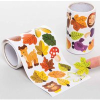 Autumn Sticker Rolls Value Pack (Pack of 600) Stickers