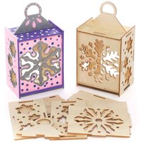 Click to view product details and reviews for Snowflake Wooden Lantern Kits Pack Of 3 Christmas Crafts. Click to view product details and reviews for Snowflake Wooden Lantern Kits Pack Of 3 Christmas Crafts.