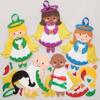Click to view product details and reviews for Angel Mix Match Decoration Kits Pack Of 8 Christmas Crafts 4 Angel Colours Blue Green Red Purple. Click to view product details and reviews for Angel Mix Match Decoration Kits Pack Of 8 Christmas Crafts 4 Angel Colours Blue Green Red Purple.