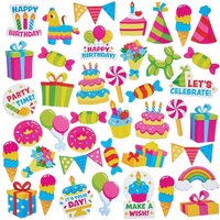 Birthday Foam Stickers (Pack of 150)