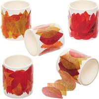 Autumn Leaves Self-Adhesive Paper Craft Tapes (Pack of 5)