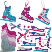 Ice Skate Mix & Match Decoration Kits (Pack of 8)